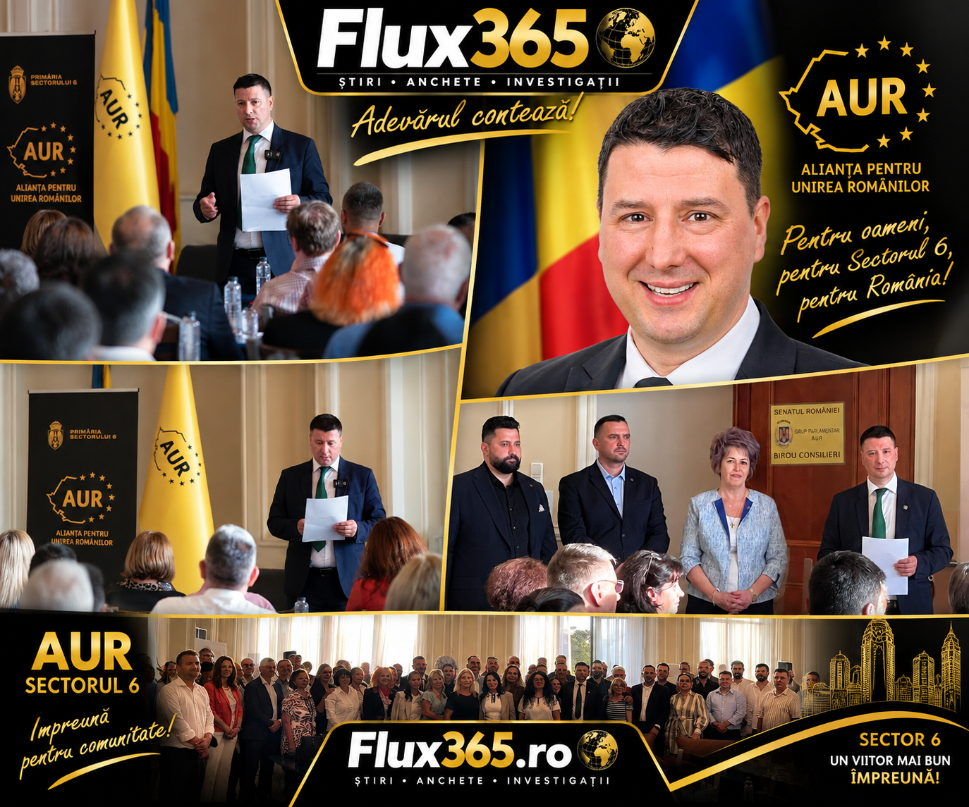 CUTREMUR POLITIC ÎN SECTORUL 6! AUR îl trimite pe senatorul Paul Gheorghe să cucerească fieful liberalilor