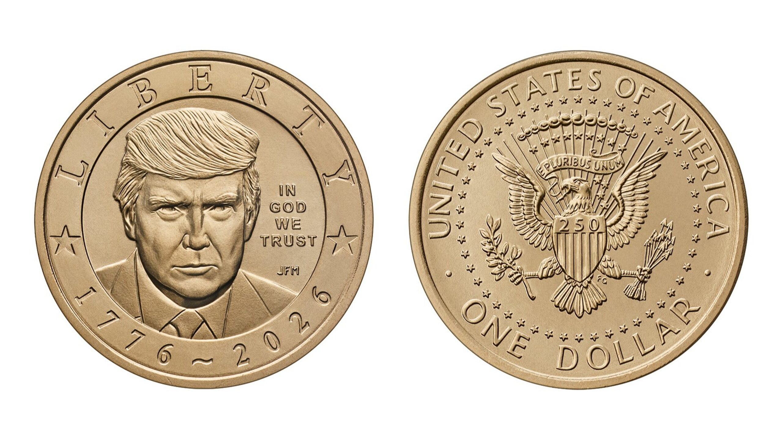 Trump devine primul președinte în viață care apare pe o monedă americană în ultimul secol