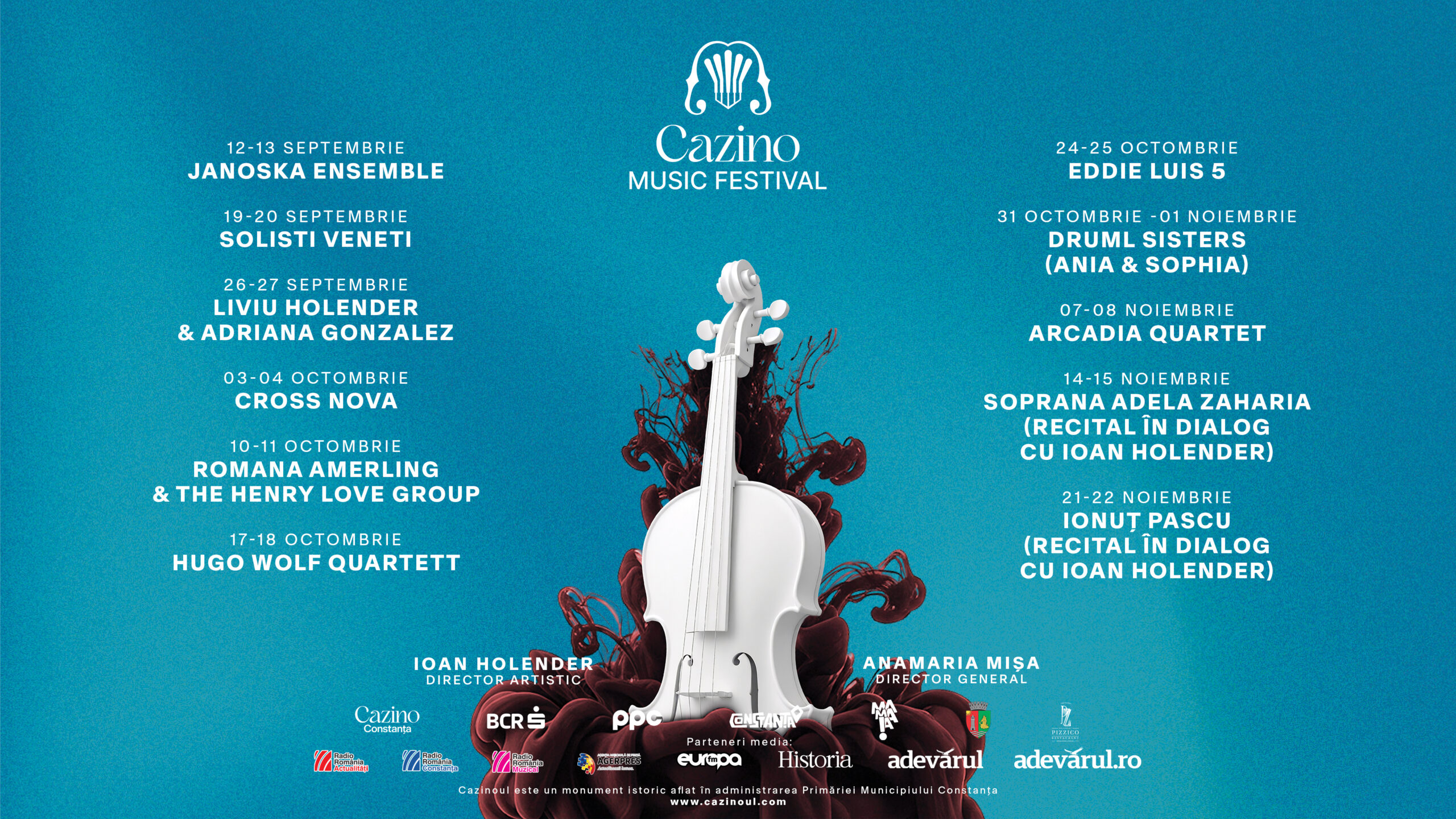 Cazino Music Festival schimbă calendarul litoralului. Toamna devine sezon cultural la Constanța
